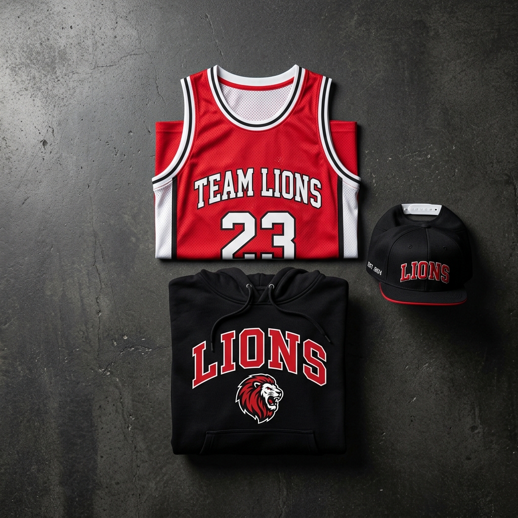 Custom team apparel and sports fanwear