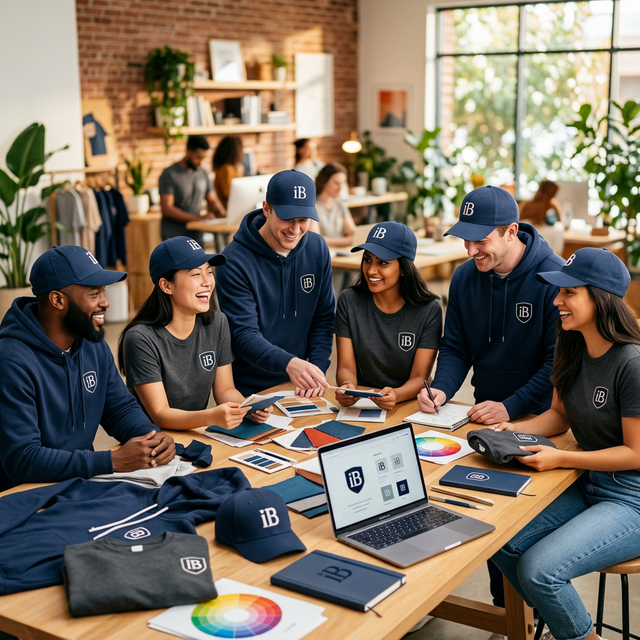 Custom merch storefront for apparel and promotional products