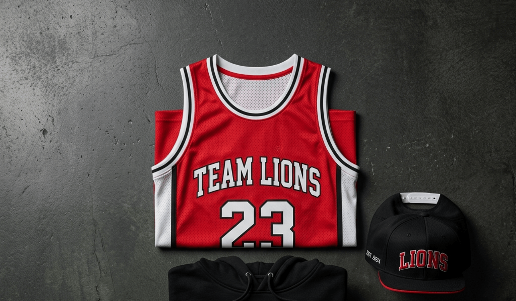 Team fanwear and league apparel campaign